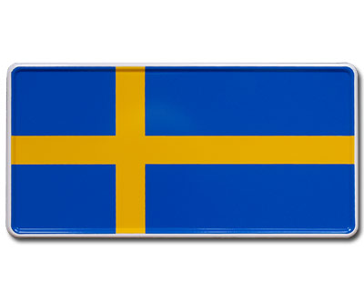 US plate - Sweden